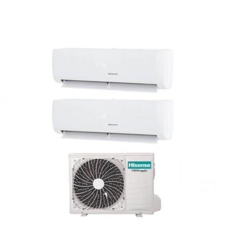 HISENSE Climatizzatore 3AMW72U4RJC +  CJXR1201G + CJR0901G  Wifi Motore Inverter Classe Energetica A++/A+