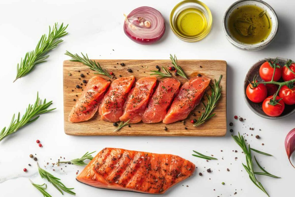 ingredienti salmone friggitrice ad aria