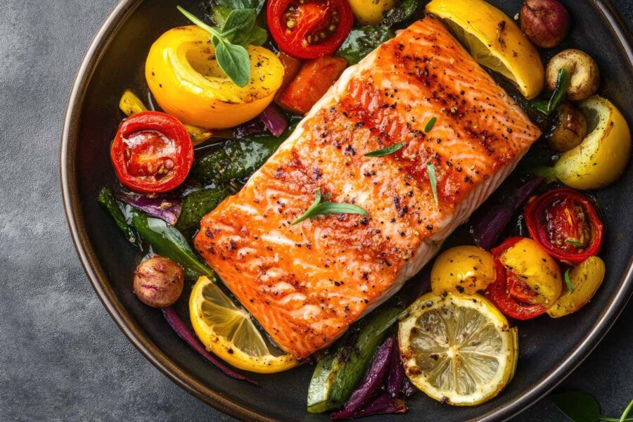 Ricetta del salmone in friggitrice ad aria: croccante fuori, tenero dentro