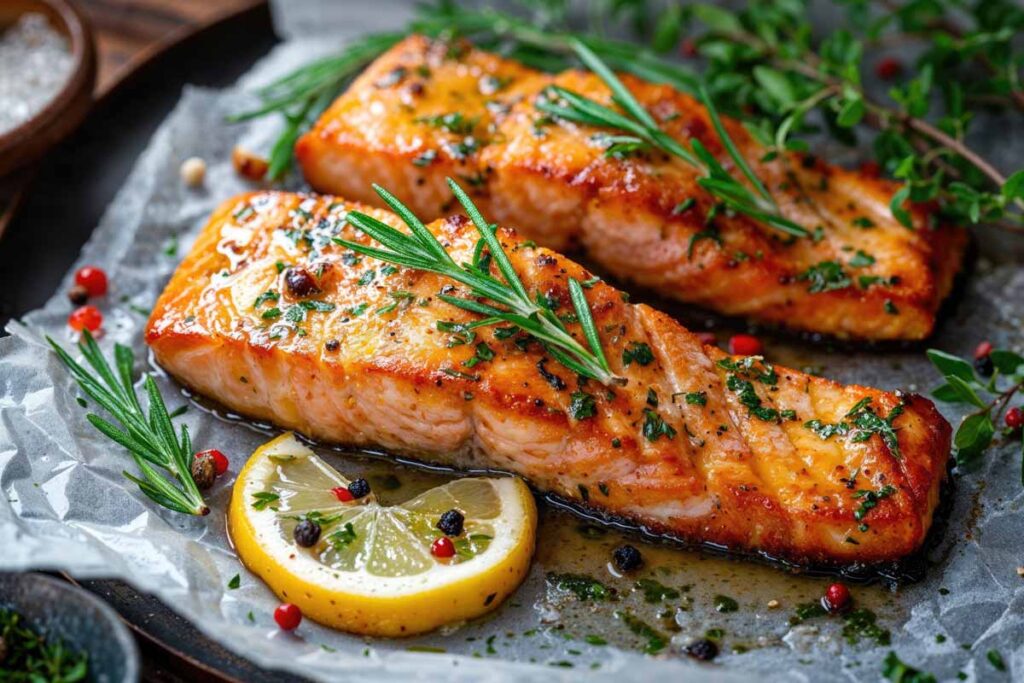salmone cotto in friggitrice ad aria