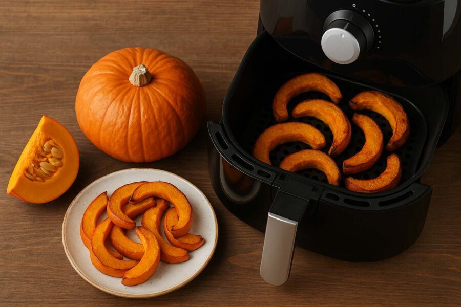 5 ricette con la zucca in friggitrice ad aria + 1 ricettina bonus