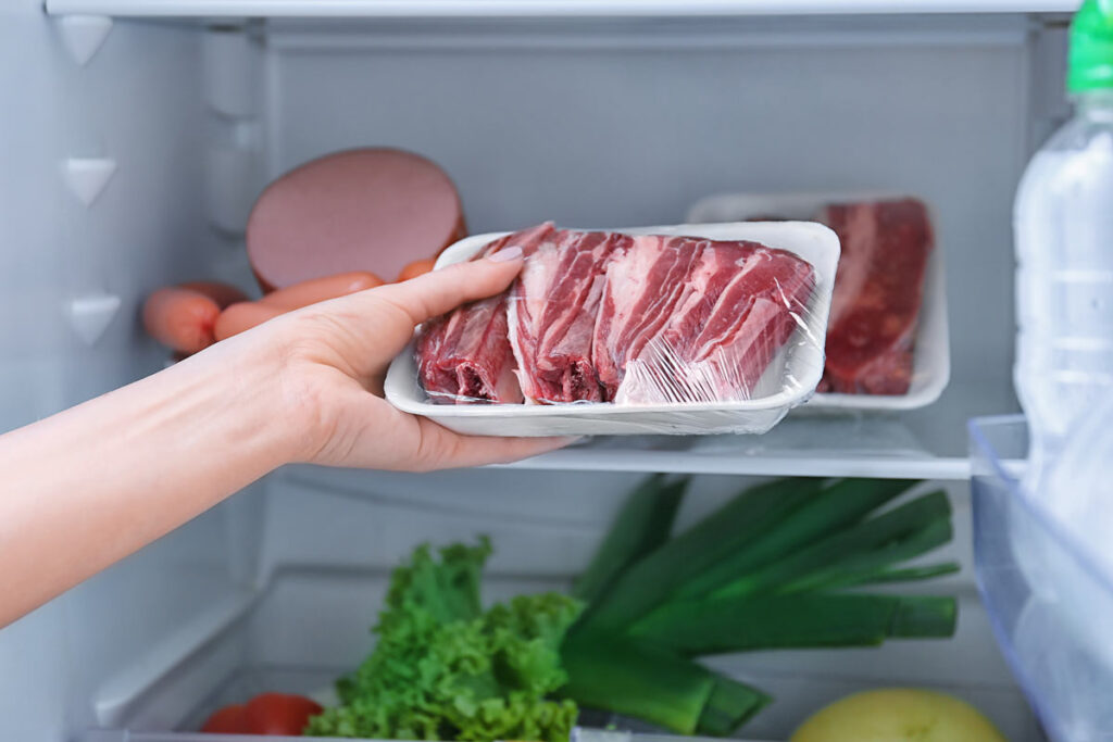 carne in frigo