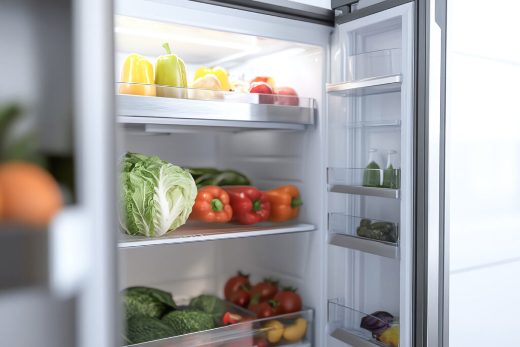 verdure in frigo