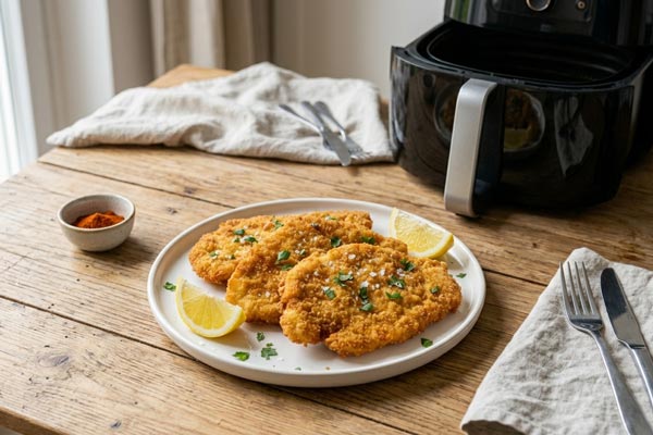 cotolette di pollo in friggitrice ad aria cotolette di pollo in friggitrice ad aria