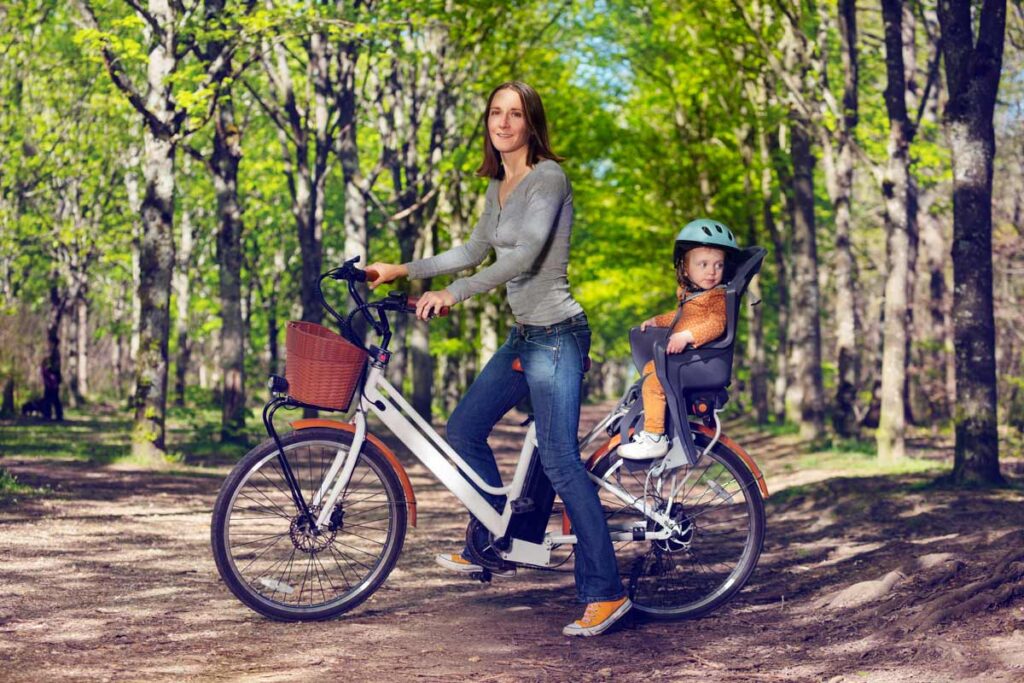 seggiolino bambino bici elettrica